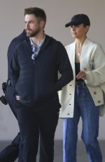 HAYLEY ERBERT and Derek Hough Out for Furniture Shopping in Los Angeles 02/02/2024