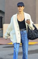 HAYLEY ERBERT and Derek Hough Out for Furniture Shopping in Los Angeles 02/02/2024