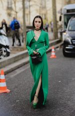 HEART EVANGELISTA Arrives at Elie Saab Spring/Summer 2024 Haute Couture Show in Paris 01/24/2024