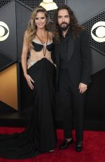 HEIDI KLUM at 66th GRAMMY Awards in Los Angeles 02/04/2024