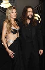 HEIDI KLUM at 66th GRAMMY Awards in Los Angeles 02/04/2024