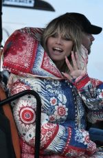 HEIDI KLUM on the Set of Germany