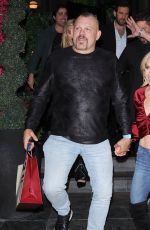 HEIDI SEIBERT ADAMS Leaves Catch Steak LA in Los Angeles 02/22/2024
