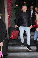 HEIDI SEIBERT ADAMS Leaves Catch Steak LA in Los Angeles 02/22/2024