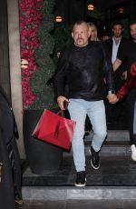 HEIDI SEIBERT ADAMS Leaves Catch Steak LA in Los Angeles 02/22/2024
