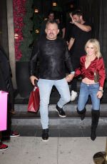 HEIDI SEIBERT ADAMS Leaves Catch Steak LA in Los Angeles 02/22/2024