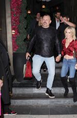 HEIDI SEIBERT ADAMS Leaves Catch Steak LA in Los Angeles 02/22/2024