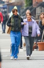 HELENA CHRISTENSEN Out with Her Nom in New York 02/23/2024