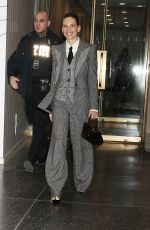 HILARY SWANK Arrives at Today Show in New York 02/20/2024