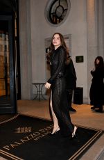 HO NGOC HA Arrives at Palazzo Parigi at Milan Fashion Week 02/23/2024
