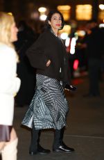 HUMA ABDEIN Arrives at Tory Burch Fashion Show in New York 02/12/2024