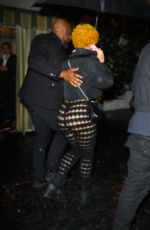 ICE SPICE Arrives at a Grammys Afterparty at Chateau Marmont in Los Angeles 02/04/2024