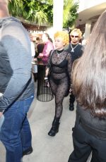 ICE SPICE Arrives at Fanatics Party in Los Angeles 02/10/2024