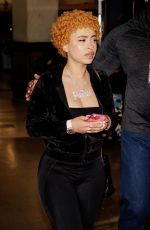 ICE SPICE Leaves Fanatics Super Bowl Party in Las Vegas 02/10/2024