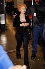 ICE SPICE Leaves Fanatics Super Bowl Party in Las Vegas 02/10/2024