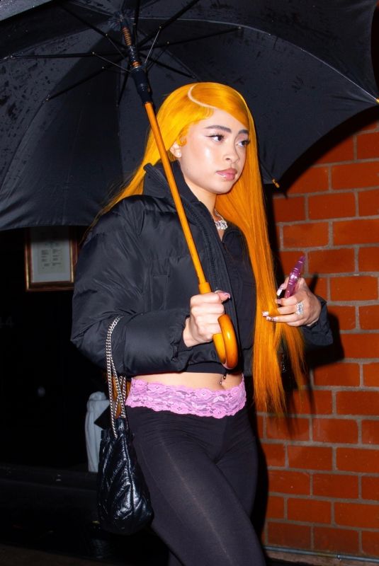 ICE SPICE Out for Dinner in Beverly Hills 02/06/2024