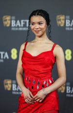INDIA AMARTEIFIO at EE Bafta Film Awards 2024 in London 02/18/2024