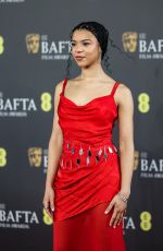 INDIA AMARTEIFIO at EE Bafta Film Awards 2024 in London 02/18/2024