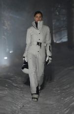 IRINA SHAYK at Moncler Grenoble Fall/Winter 2024 Fashion Show in St Moritz 02/03/2024