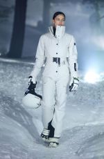 IRINA SHAYK at Moncler Grenoble Fall/Winter 2024 Fashion Show in St Moritz 02/03/2024