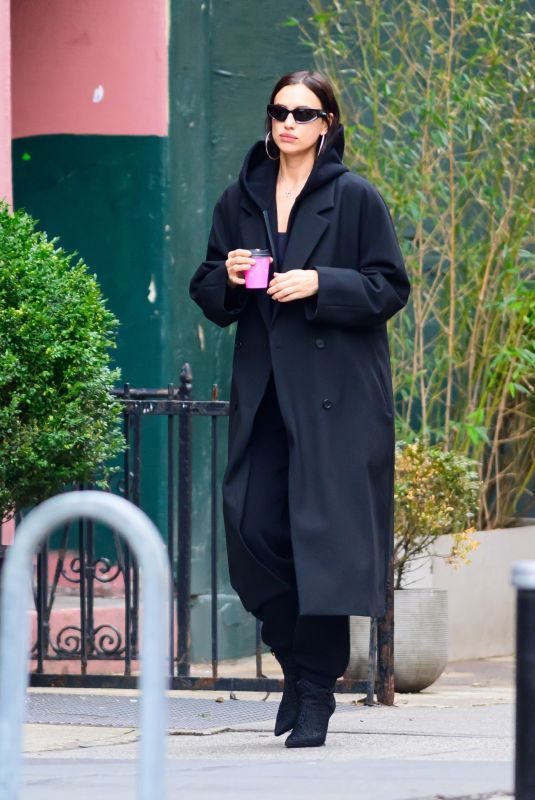 IRINA SHAYK Out and About in New York 01/31/2024