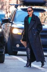 IRINA SHAYK Out in New York City 02/07/2024
