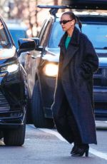 IRINA SHAYK Out in New York City 02/07/2024
