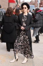 JAIMIE ALEXANDER Arrives at Jason Wu Show at New York Fashion Week 02/11/2024
