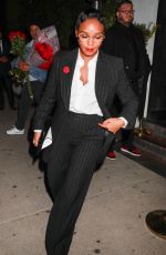 JANELLE MONAE Arrives at a Party at Catch Steak in Los Angeles 02/22/2024