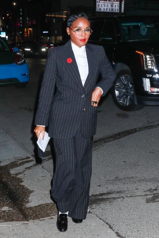 JANELLE MONAE Arrives at a Party at Catch Steak in Los Angeles 02/22/2024