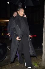 JANET JACKSON Arrives at Hugo Boss LFW Party at The Twenty Two Mayfair in London 02/17/2024