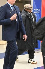 JANET JACKSON Arrives at JFK Airport in New York 02/10/2024