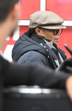 JANET JACKSON Arrives at JFK Airport in New York 02/10/2024