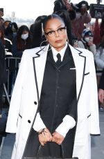 JANET JACKSON Arrives at Thom Browne Fashion Show in New York 02/14/2024
