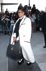 JANET JACKSON Arrives at Thom Browne Fashion Show in New York 02/14/2024