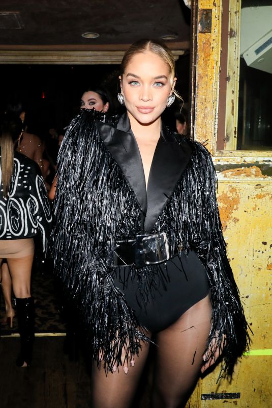 JASMINE SANDERS at LaQuan Smith Fashion Show Afterparty at New York Fashion Week 02/12/2024