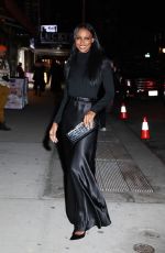 JASMINE TOOKES Arrives at YSL Pop-up Store in New Yotk 02/08/2024