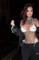 JEMMA LUCY Arrives at Launch of Her New Business Aillusion at W Hotel in London 02/01/2024