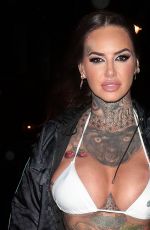 JEMMA LUCY Arrives at Launch of Her New Business Aillusion at W Hotel in London 02/01/2024