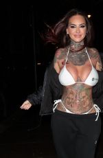 JEMMA LUCY Arrives at Launch of Her New Business Aillusion at W Hotel in London 02/01/2024