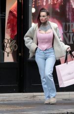 JEMMA LUCY Shopping at Agent Provocateur in London 02/19/2024