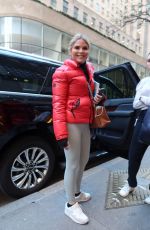 JENNA BUSH Arrives at NBC Studios in New York 02/06/2024