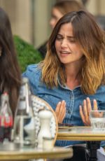 JENNA COLEMAN and ANTONIA DESPLAT Out for Lunch in London 02/17/2024