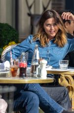 JENNA COLEMAN and ANTONIA DESPLAT Out for Lunch in London 02/17/2024