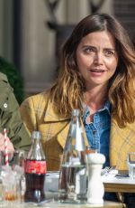 JENNA COLEMAN and ANTONIA DESPLAT Out for Lunch in London 02/17/2024