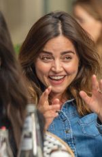 JENNA COLEMAN and ANTONIA DESPLAT Out for Lunch in London 02/17/2024