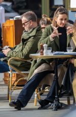 JENNA COLEMAN and ANTONIA DESPLAT Out for Lunch in London 02/17/2024