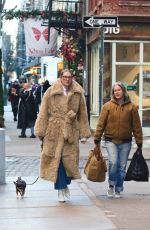 JENNA LYONS and CASS BIRD Out with Their Dog in New York 02/04/2024