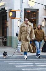JENNA LYONS and CASS BIRD Out with Their Dog in New York 02/04/2024