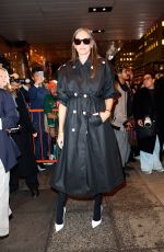 JENNA LYONS Arrives at Tommy Hilfiger Show at New York Fashion Week 02/09/2024